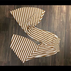 Striped Flares with pockets!